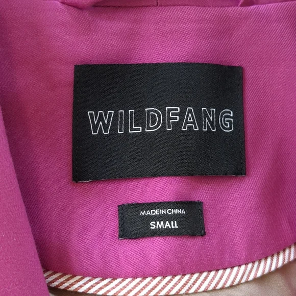 Wildfang Empower Colorblock Tux‎ Blazer Pink Black Sz Small Career Party - Picture 8 of 15